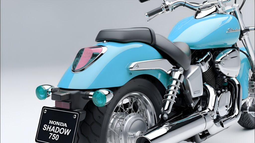 Motocicleta Cruiser Honda Shadow 750 Clásica y Potente